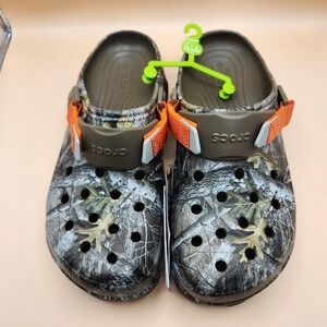 Crocs Realtree Edge All Terrain‎ Clog Shoes Mens Size 11 Camo Outdoor Comfort